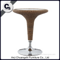 Wholesale european style adjustable bar table of rattan wicker furniture